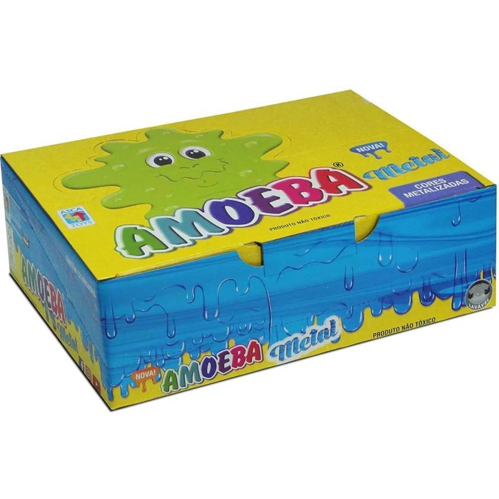 SLIME AMOEBA CORES METALIZADAS (S) ASCA TOYS (DP.C/12) - imagem 5