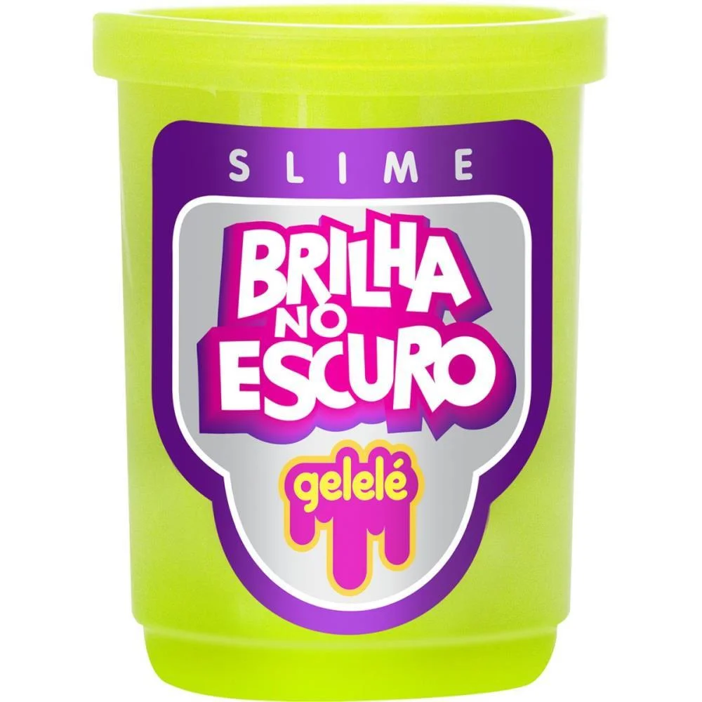 SLIME GELELE BRILHA NO ESCURO 110G. DOCE BRINQUEDO (DP.C/12) - imagem 3