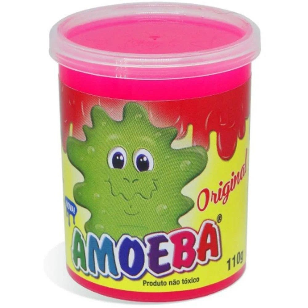 SLIME AMOEBA 110G. CORES (S) ASCA TOYS (DP.C/12) - imagem 4
