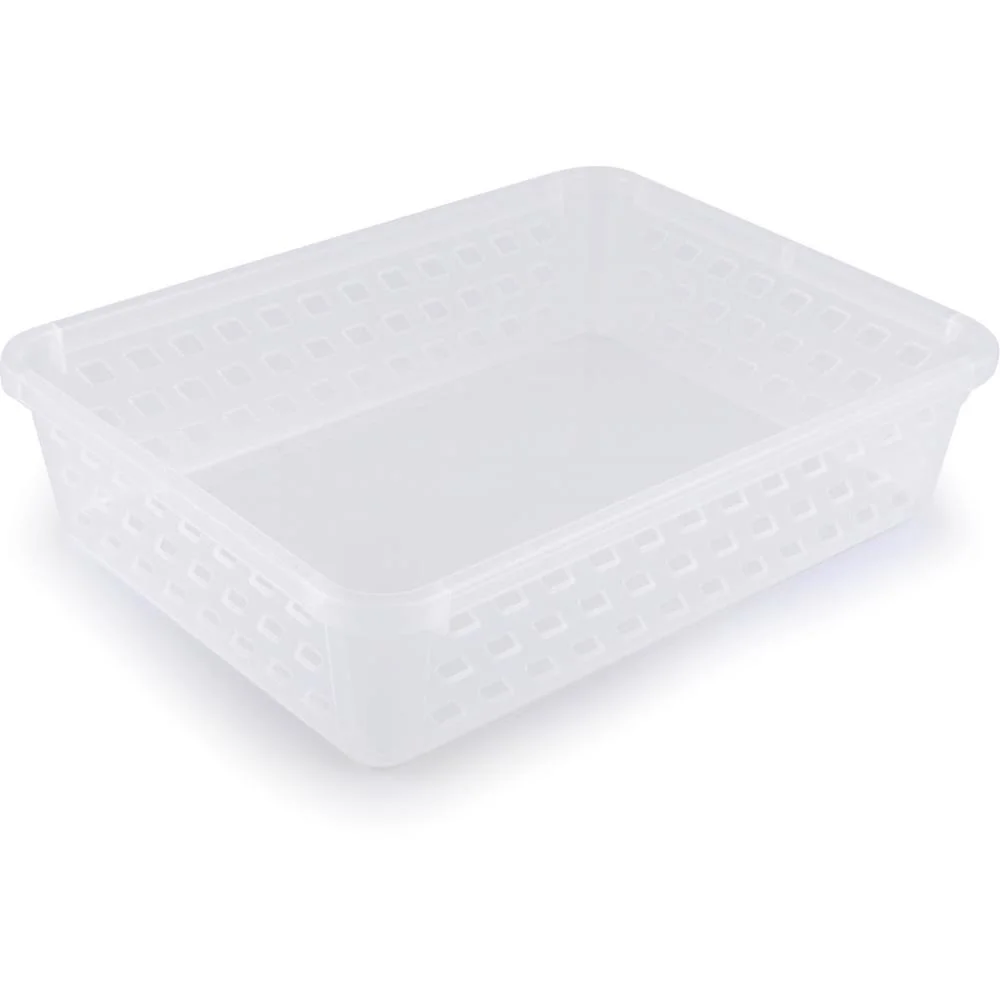 CESTA ORGANIZADORA GRANDE 25X19X6CM PLASUTIL (UNIDADE) - imagem 2