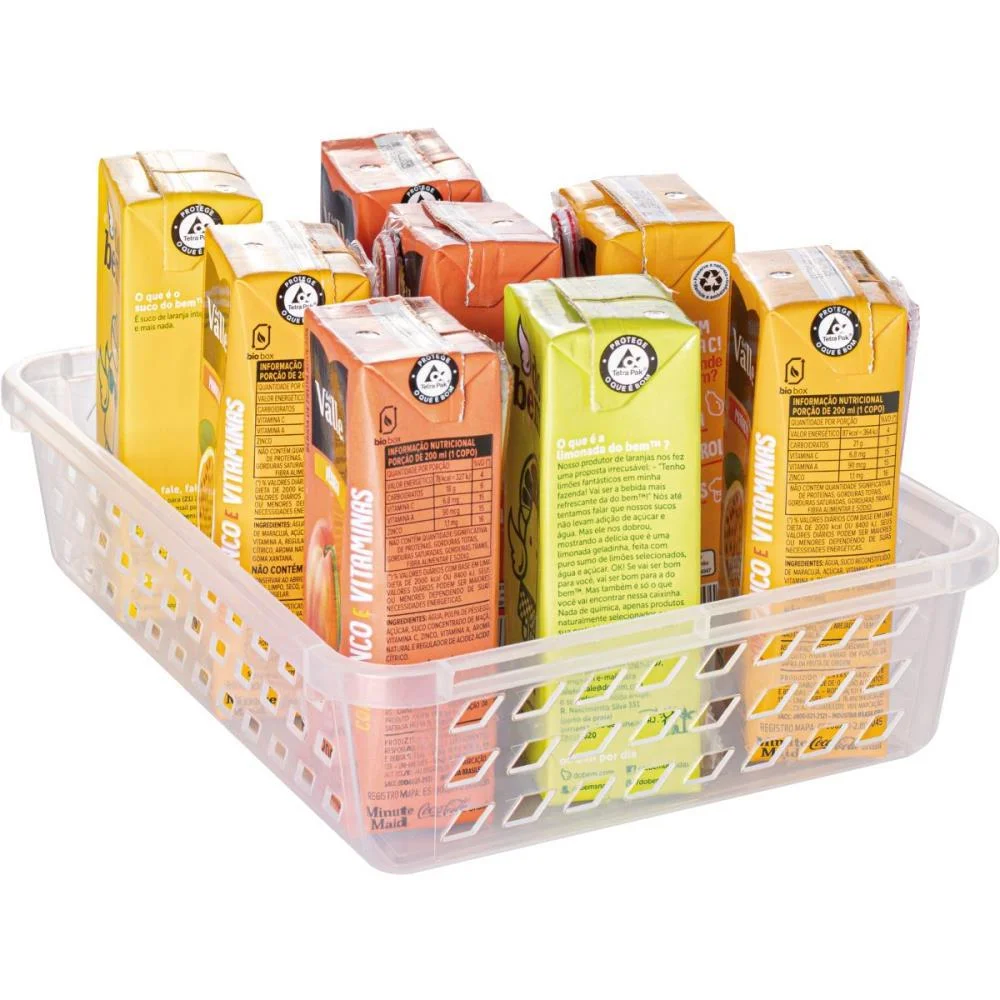 CESTA ORGANIZADORA GRANDE 25X19X6CM PLASUTIL (UNIDADE) - imagem 4