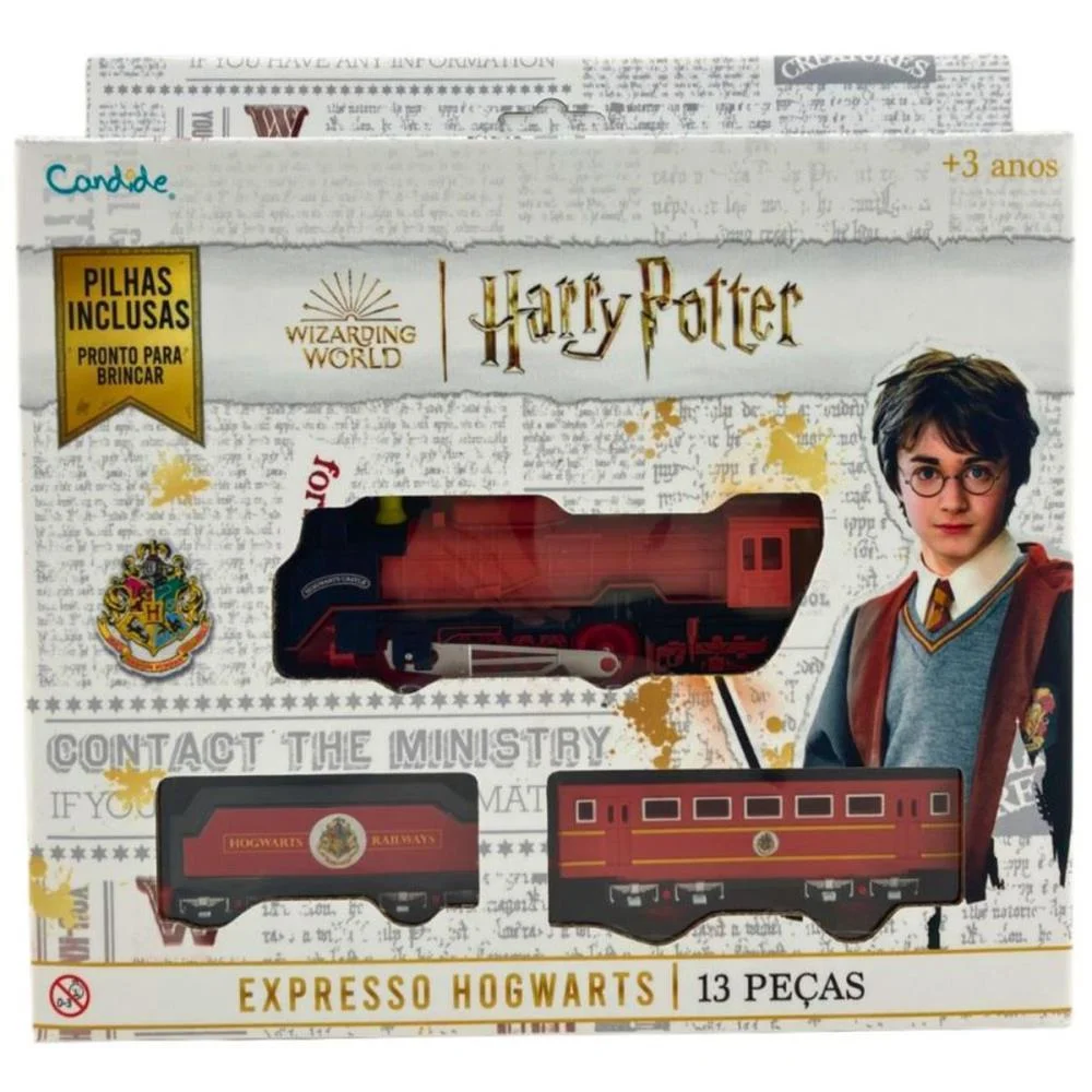 LOCOMOTIVA HARRY POTTER FERROVIA MAG.13PC CANDIDE (UNIDADE) - imagem 4