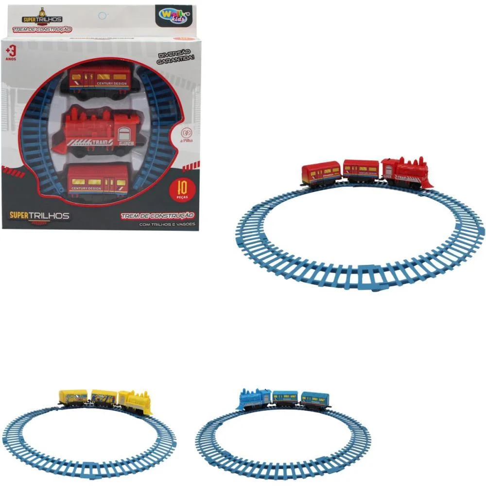 LOCOMOTIVA FERRORAMA KIDS 30CM 9 PCS (S) WELLMIX (UNIDADE) - imagem 2