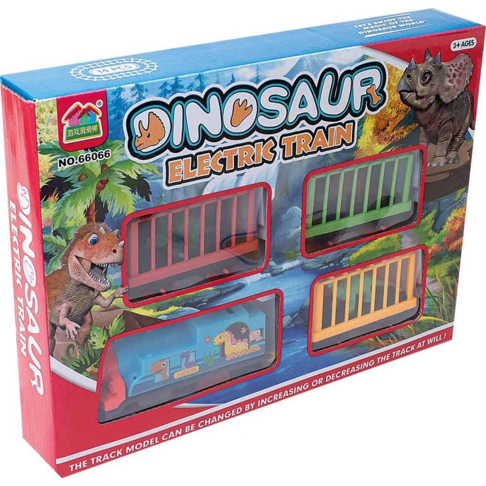 LOCOMOTIVA TREM DINO A PILHA 43,5CM 14PCS SAMBA TOYS (UNIDADE) - imagem 3