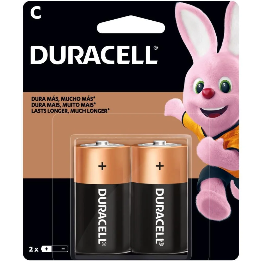 PILHA ALCALINA MEDIA C 8 BLISTERS X 2 UN. DURACELL (CAIXA) - imagem 3