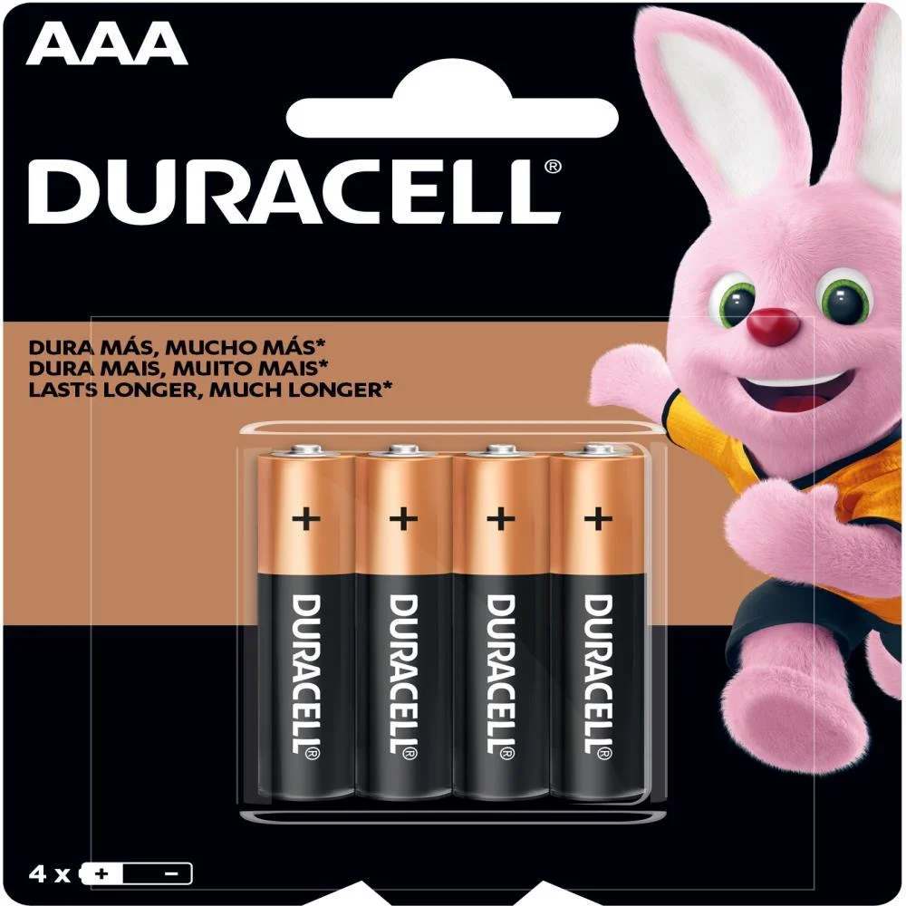 PILHA ALCALINA PALITO AAA DURACELL (BL.C/04) - imagem 2
