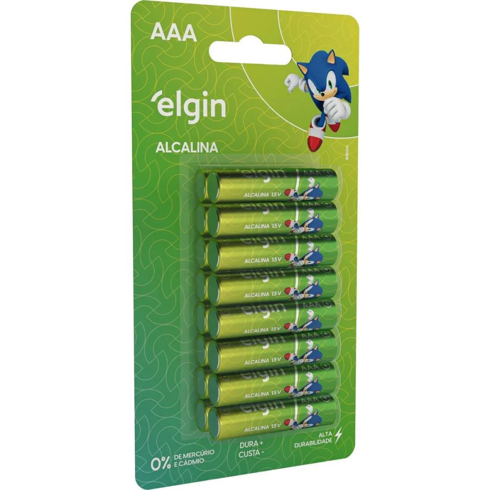 PILHA ALCALINA PALITO AAA ELGIN (BL.C/16) - imagem 3