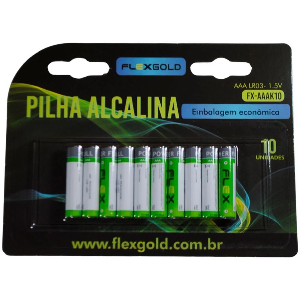 PILHA ALCALINA PALITO AAA FLEX (BL.C/10) - imagem 3