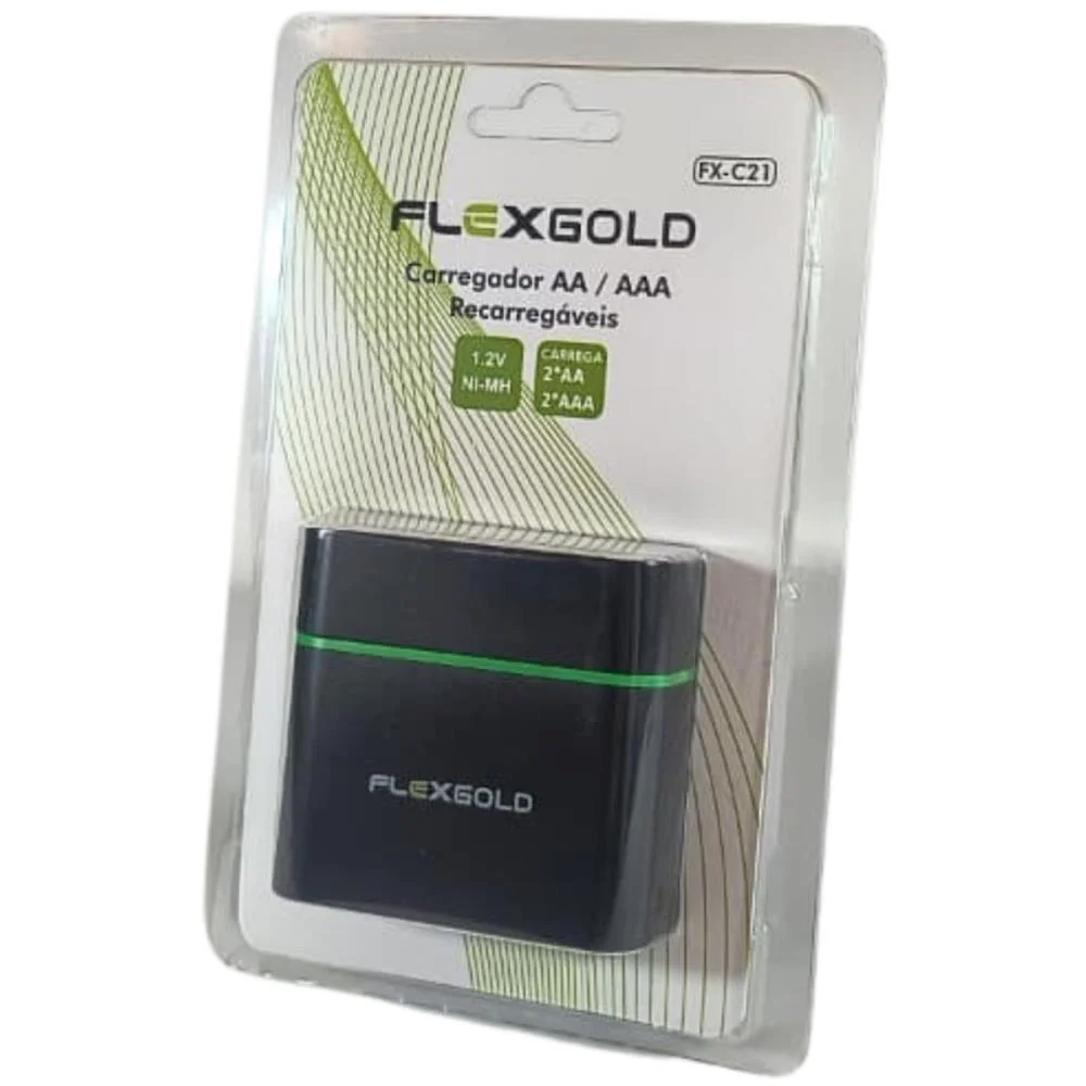 CARREGADOR DE PILHAS P/PILHAS AA-AAA CABO TYPE-C FLEX (UNIDADE) - imagem 3