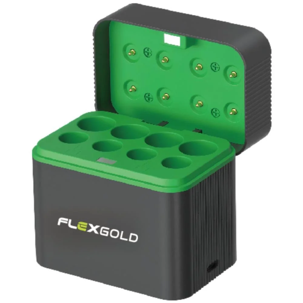 CARREGADOR DE PILHAS P/PILHAS AA-AAA CABO TYPE-C FLEX (UNIDADE) - imagem 2