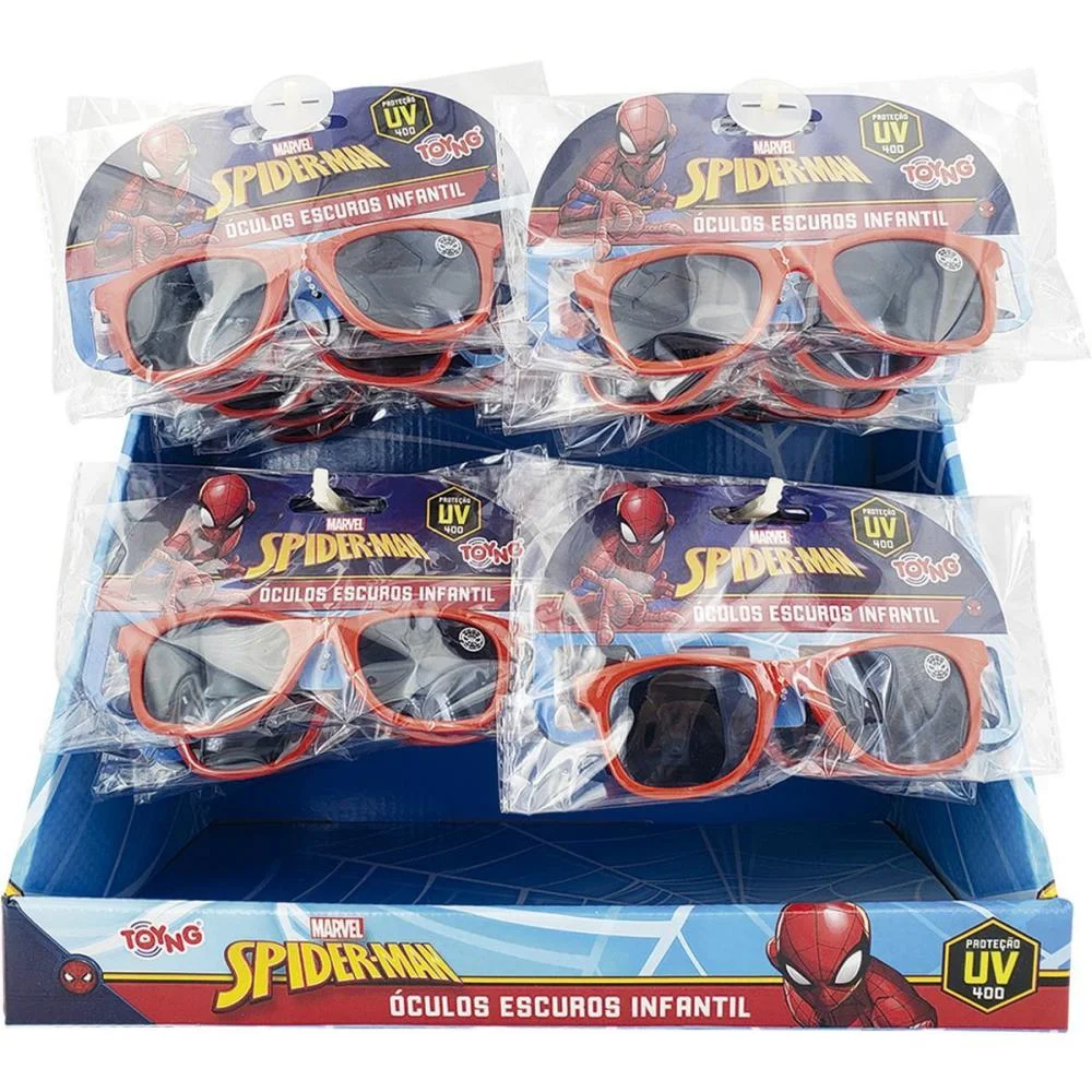 MAQUIAGEM E BELEZA INFANTIL SPIDER-MAN OCULOS PROTECAO UV TOYNG (UNIDADE) - imagem 3