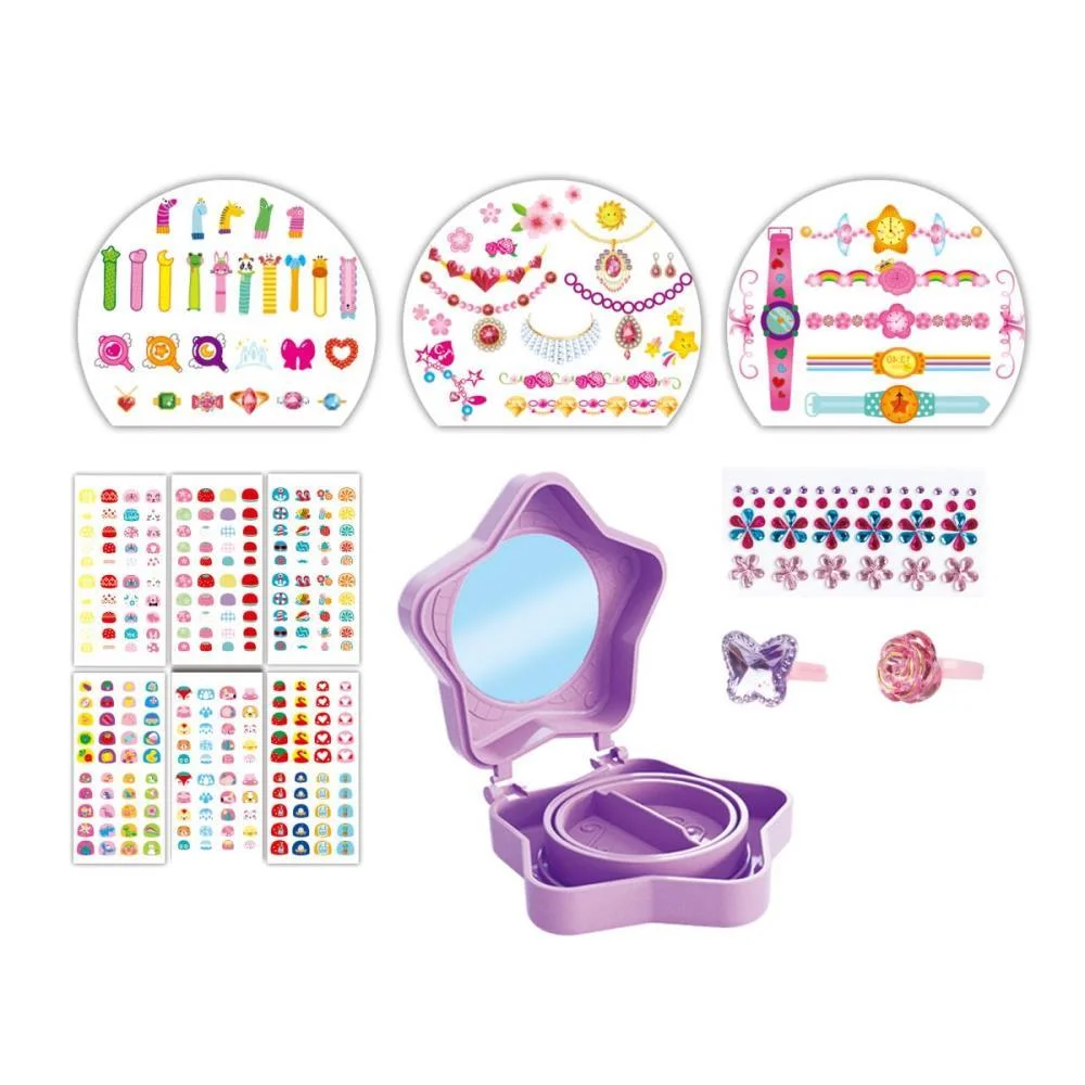 MAQUIAGEM E BELEZA INFANTIL FASHION UNHA MANIA MALETA 14PC DM TOYS (KIT) - imagem 5