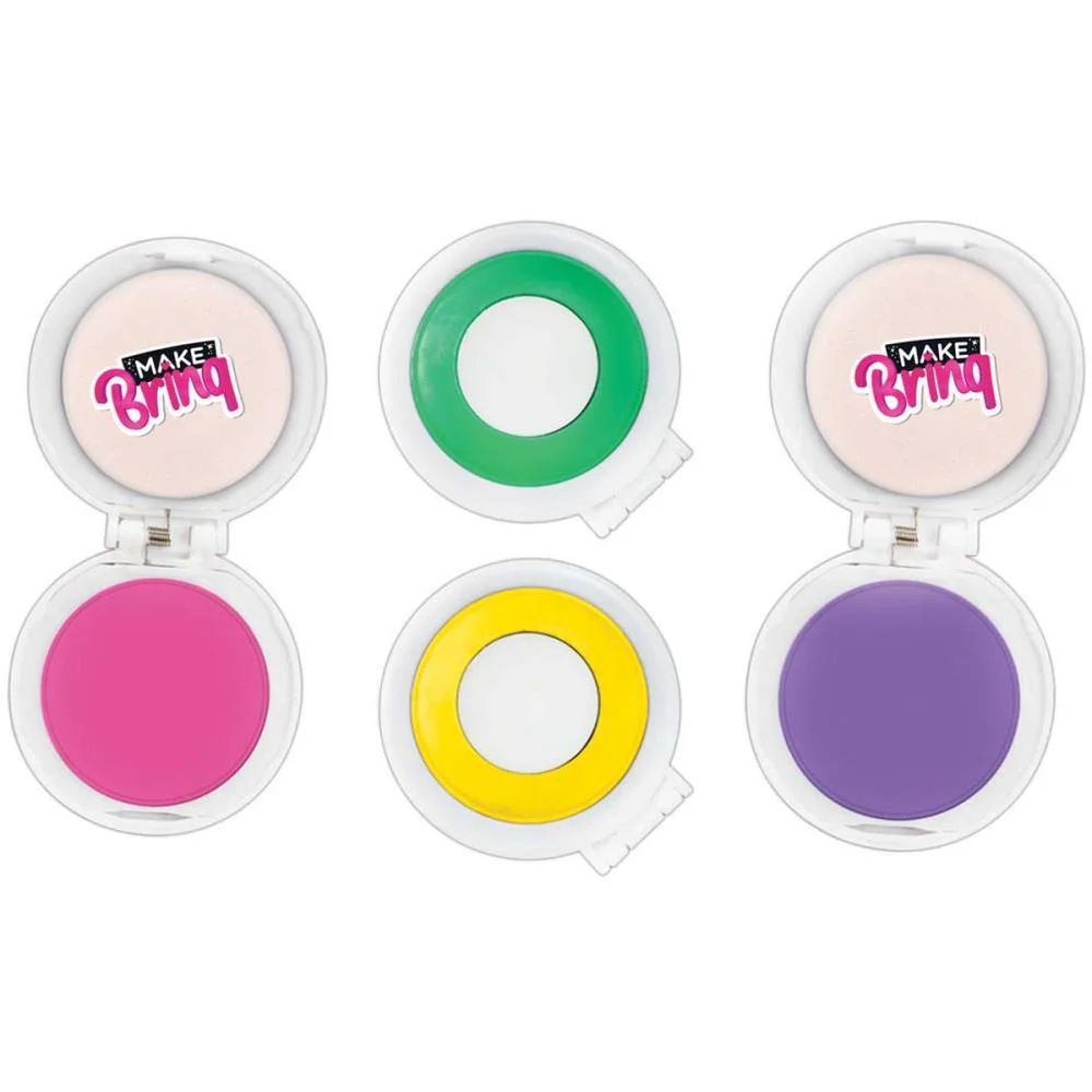 MAQUIAGEM E BELEZA INFANTIL MAKE BRINQ MECHAS+ADESIVOS(S) POLIBRINQ (KIT) - imagem 4