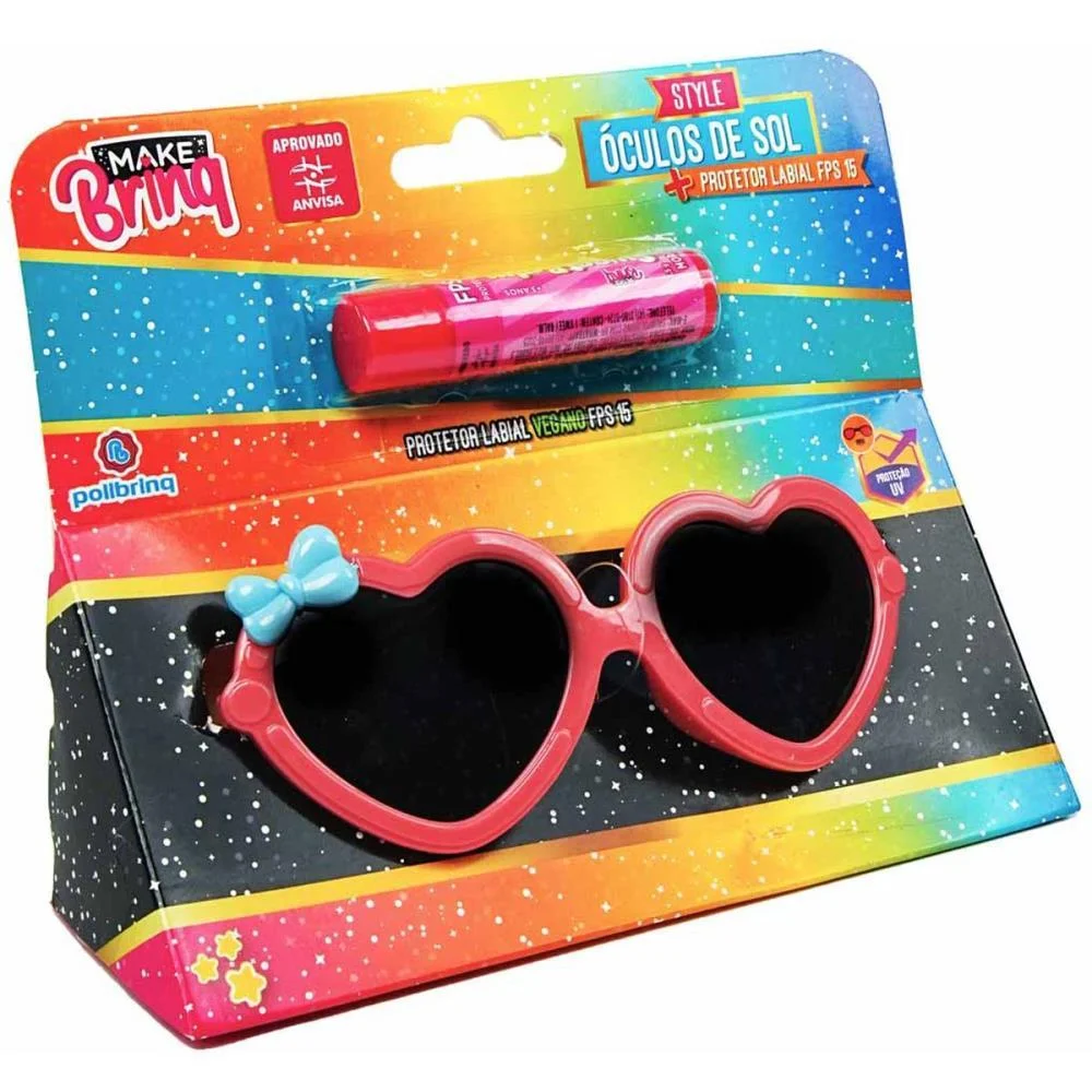 MAQUIAGEM E BELEZA INFANTIL MAKE BRINQ OCULOS+PROTE.LABIAL POLIBRINQ (UNIDADE) - imagem 8
