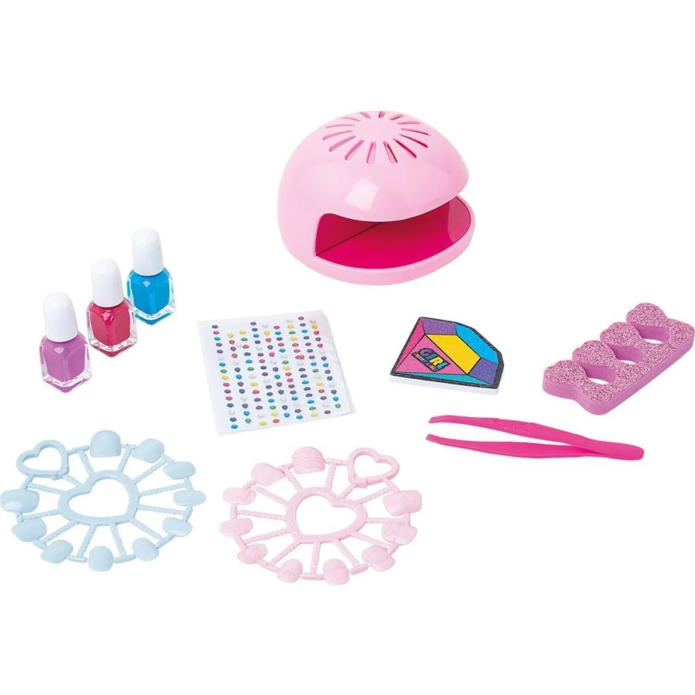 MAQUIAGEM E BELEZA INFANTIL ESTUDIO MANICURE C/LUZ A PILHA SAMBA TOYS (UNIDADE) - imagem 4