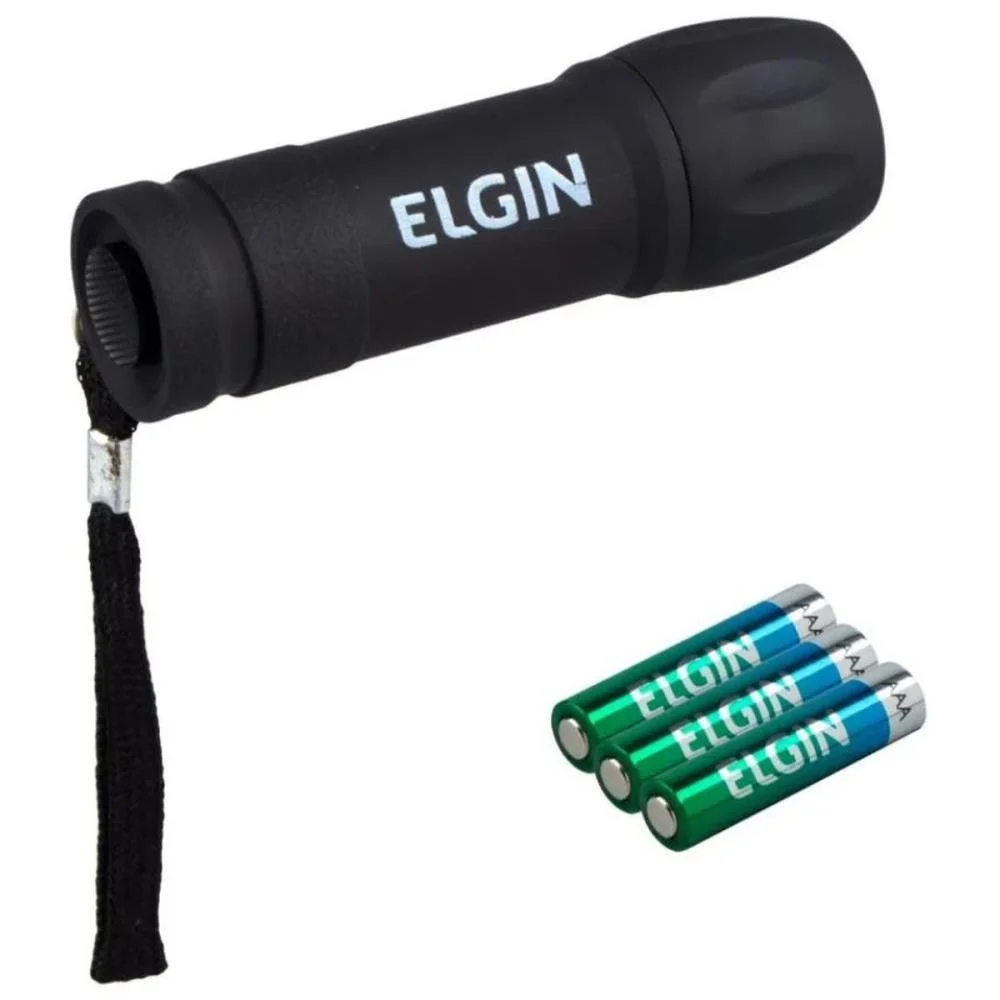 LANTERNA 9 LEDS PORTATIL C/3 PILHAS AAA ELGIN (UNIDADE) - imagem 3
