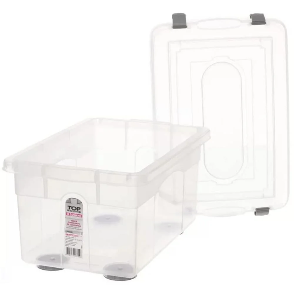 CAIXA PLASTICA MULTIUSO TOP STOCK 16,7 LITROS SANREMO (UNIDADE) - imagem 3
