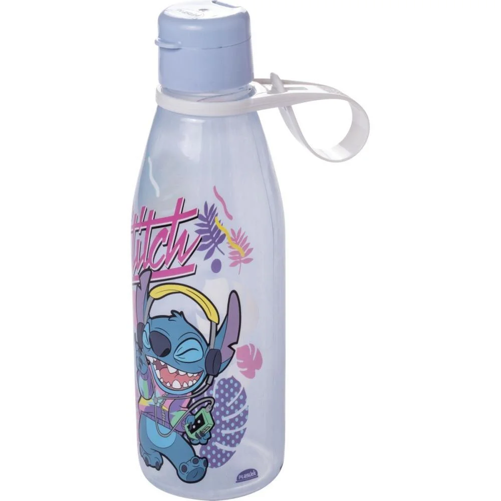 GARRAFA PLASTICA STITCH ABRE FACIL 530ML (S) PLASUTIL (UNIDADE) - imagem 5