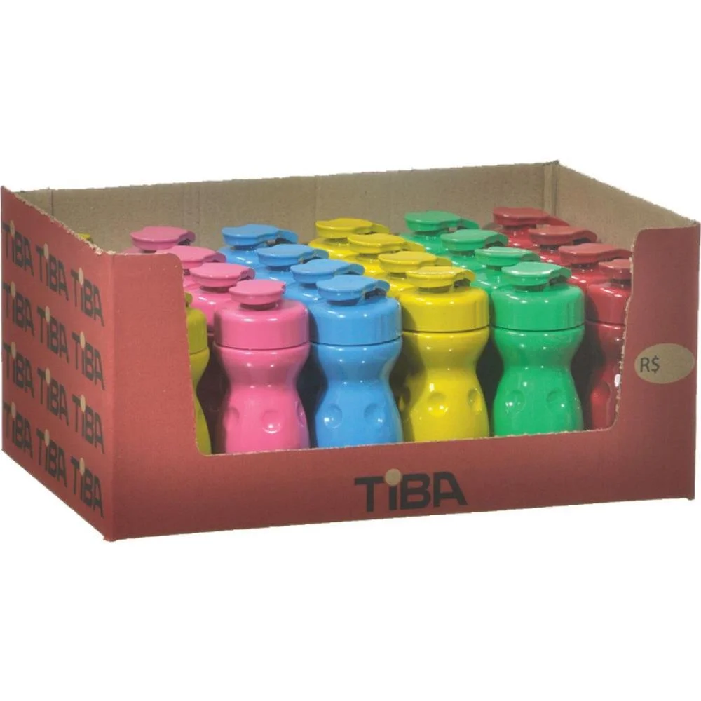 GARRAFA PLASTICA VENEZA COLORIDA MAIS 350ML(S) TIBA (CX.C/24) - imagem 9