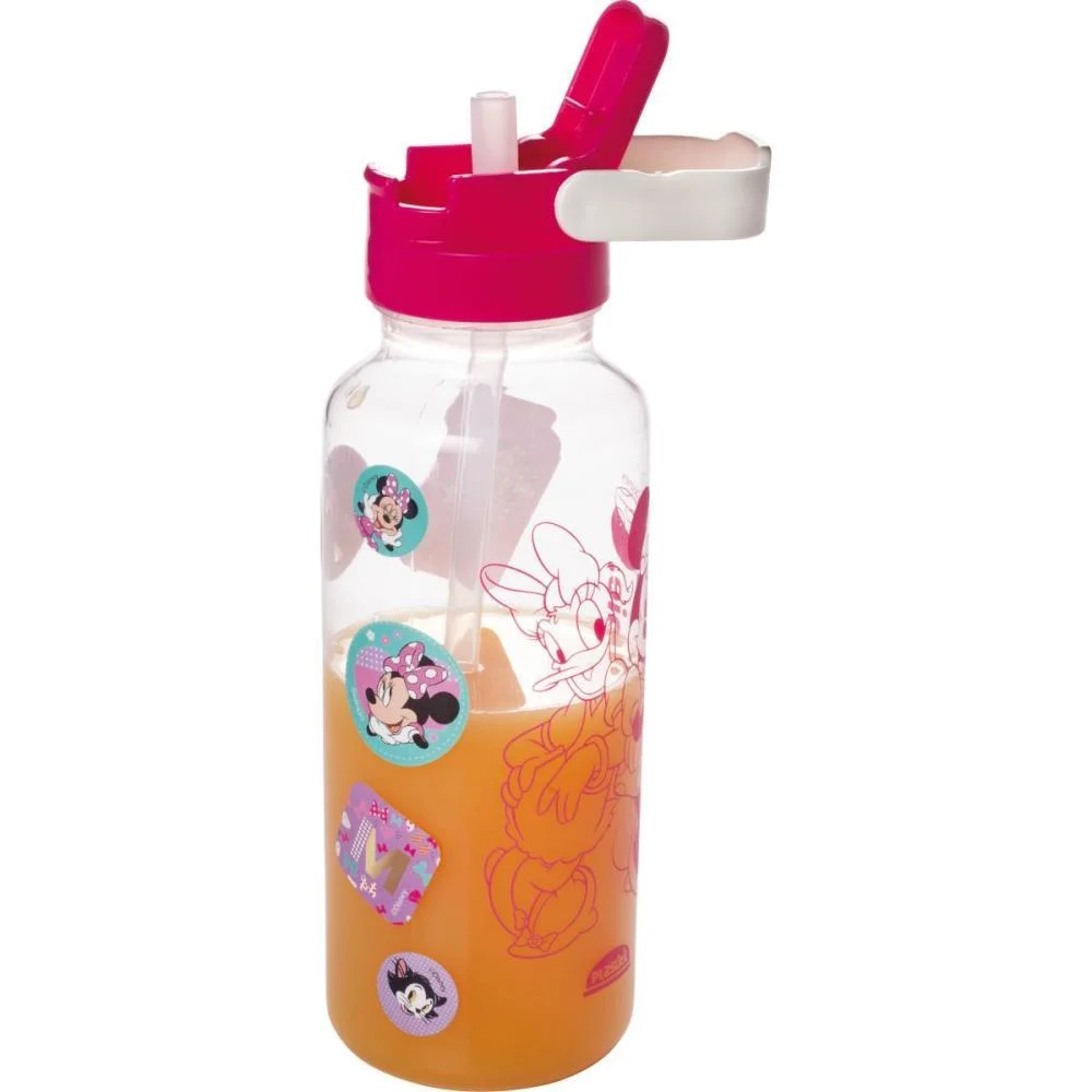 GARRAFA PLASTICA MINNIE TAMPA AUTOM. RS 600ML(S PLASUTIL (UNIDADE) - imagem 4