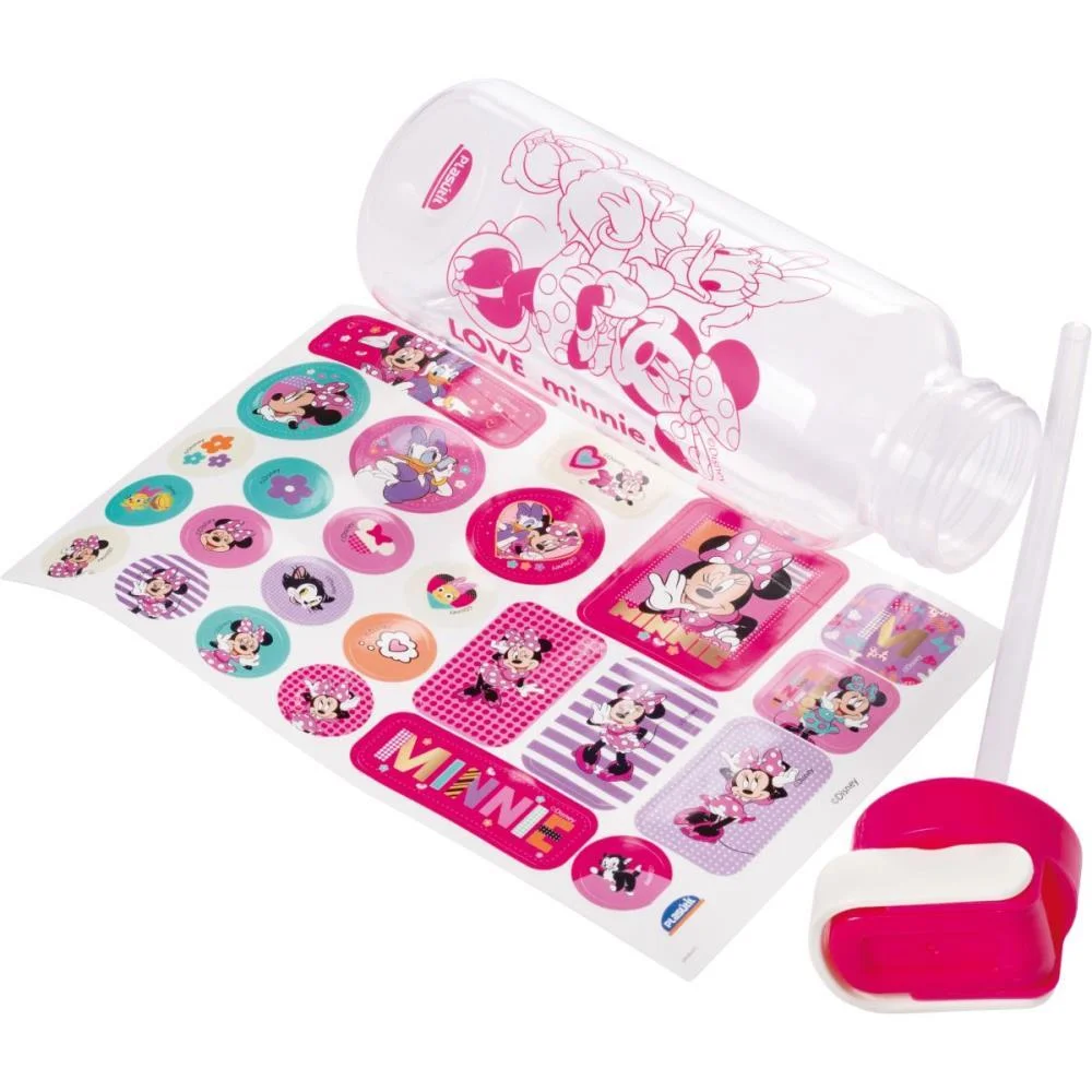 GARRAFA PLASTICA MINNIE TAMPA AUTOM. RS 600ML(S PLASUTIL (UNIDADE) - imagem 7