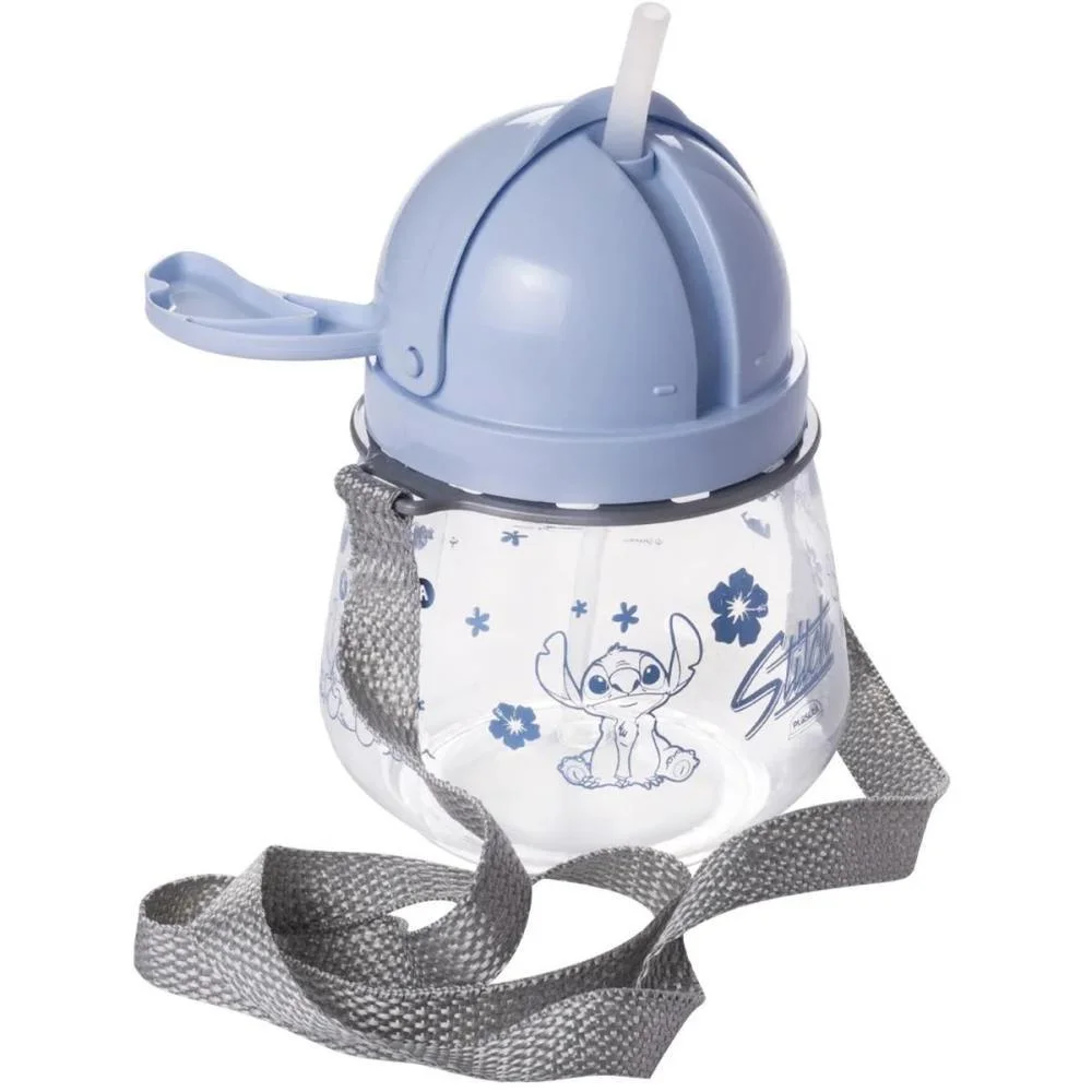 GARRAFA PLASTICA STITCH LUDICA FLIP AUTOM. 1,1L PLASUTIL (UNIDADE) - imagem 5