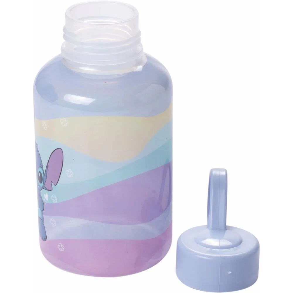 GARRAFA PLASTICA STITCH CILINDRICA 280ML PLASUTIL (UNIDADE) - imagem 4