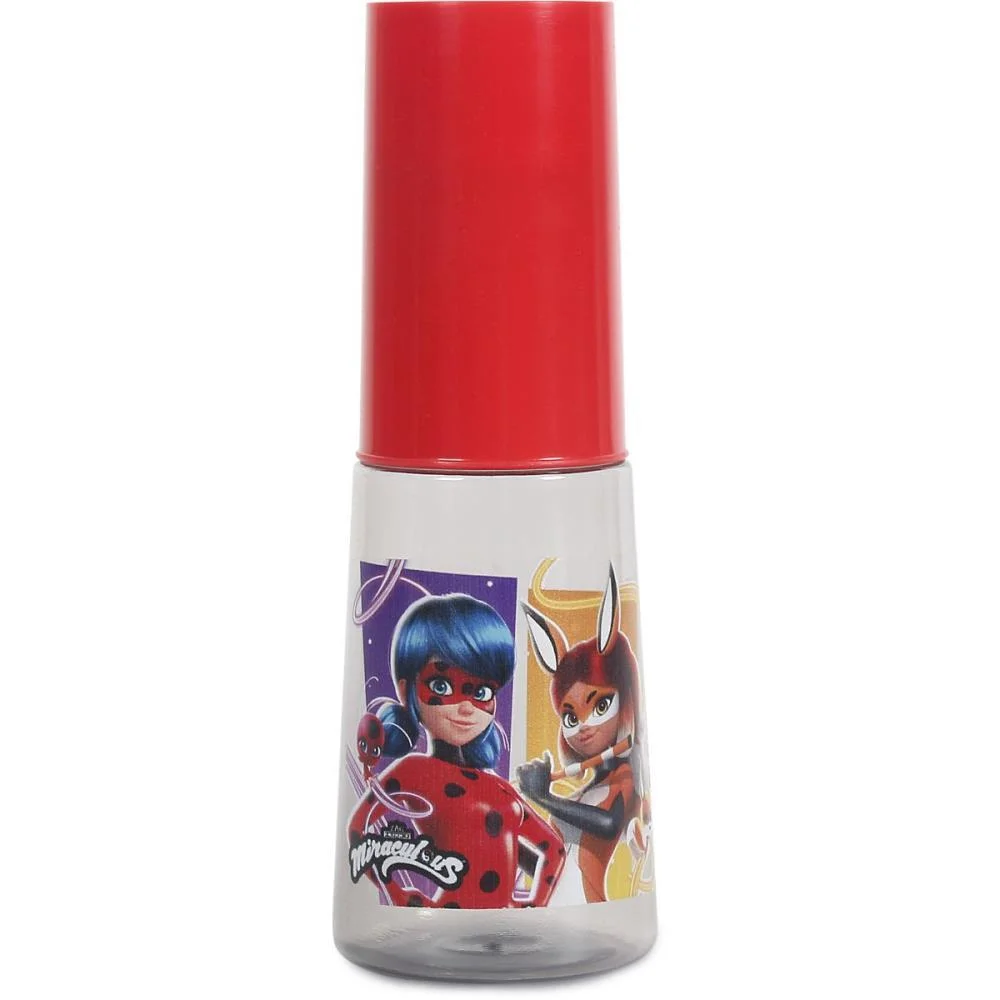 GARRAFA PLASTICA MIRACULOUS C/COPO 420ML DERMIWIL (UNIDADE) - imagem 3