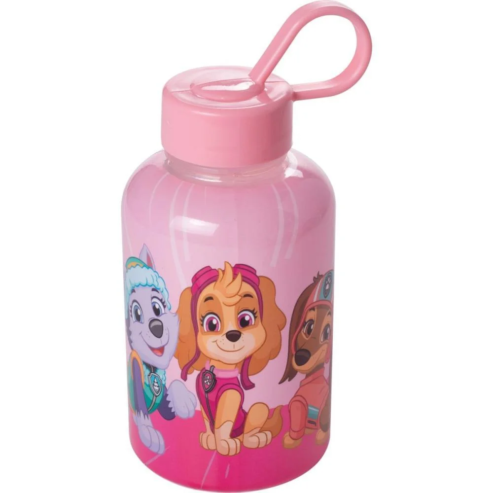 GARRAFA PLASTICA PATRULHA CANINA 280ML ROSA PLASUTIL (UNIDADE) - imagem 3