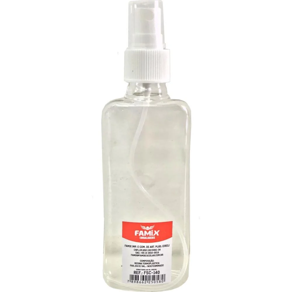 SPRAY PULVERIZADOR SPRAY FRASCO 140ML FAMIX (UNIDADE) - imagem 2