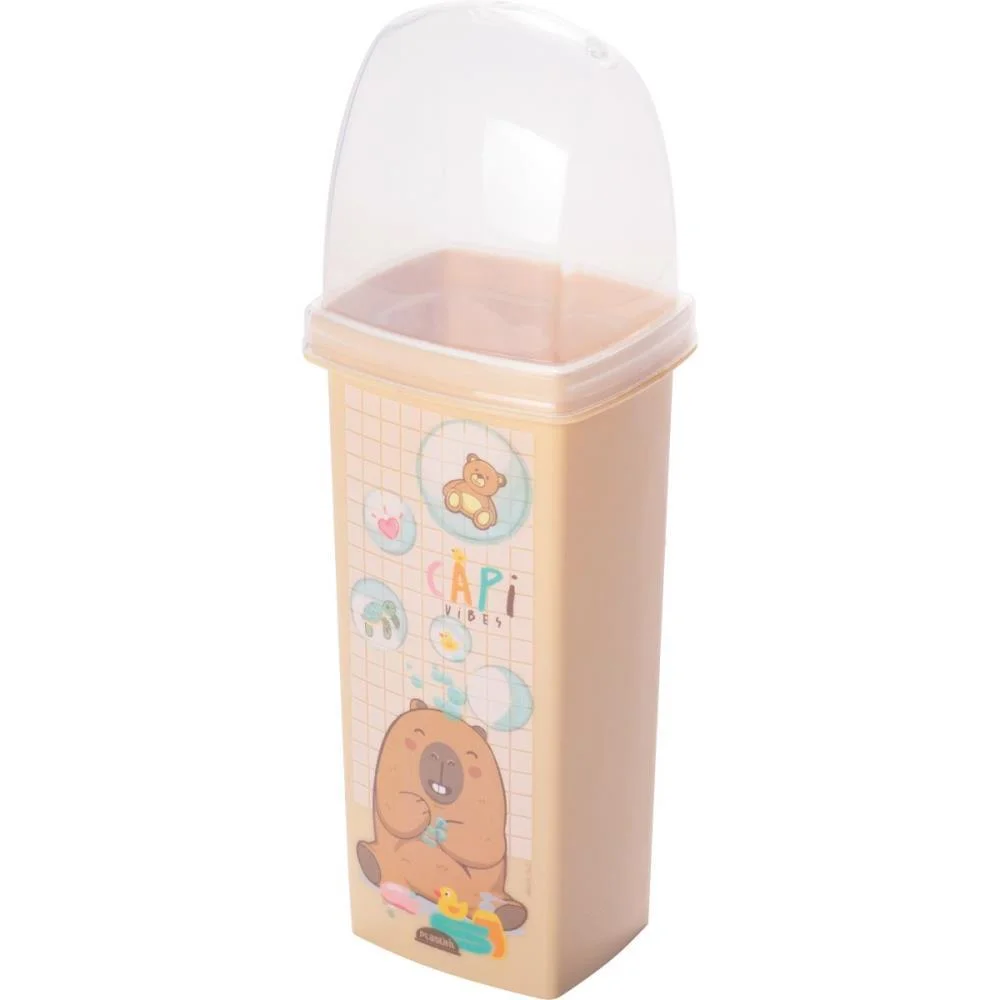 PORTA ESCOVA DE DENTES CAPIVARA DENTAL CASE 290ML PLASUTIL (UNIDADE) - imagem 2