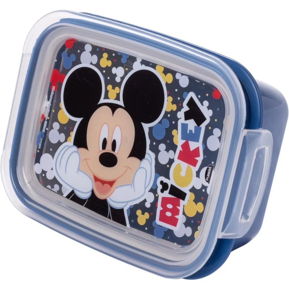 MARMITA MICKEY C/TRAVA 630ML PLASUTIL (UNIDADE) - imagem 3