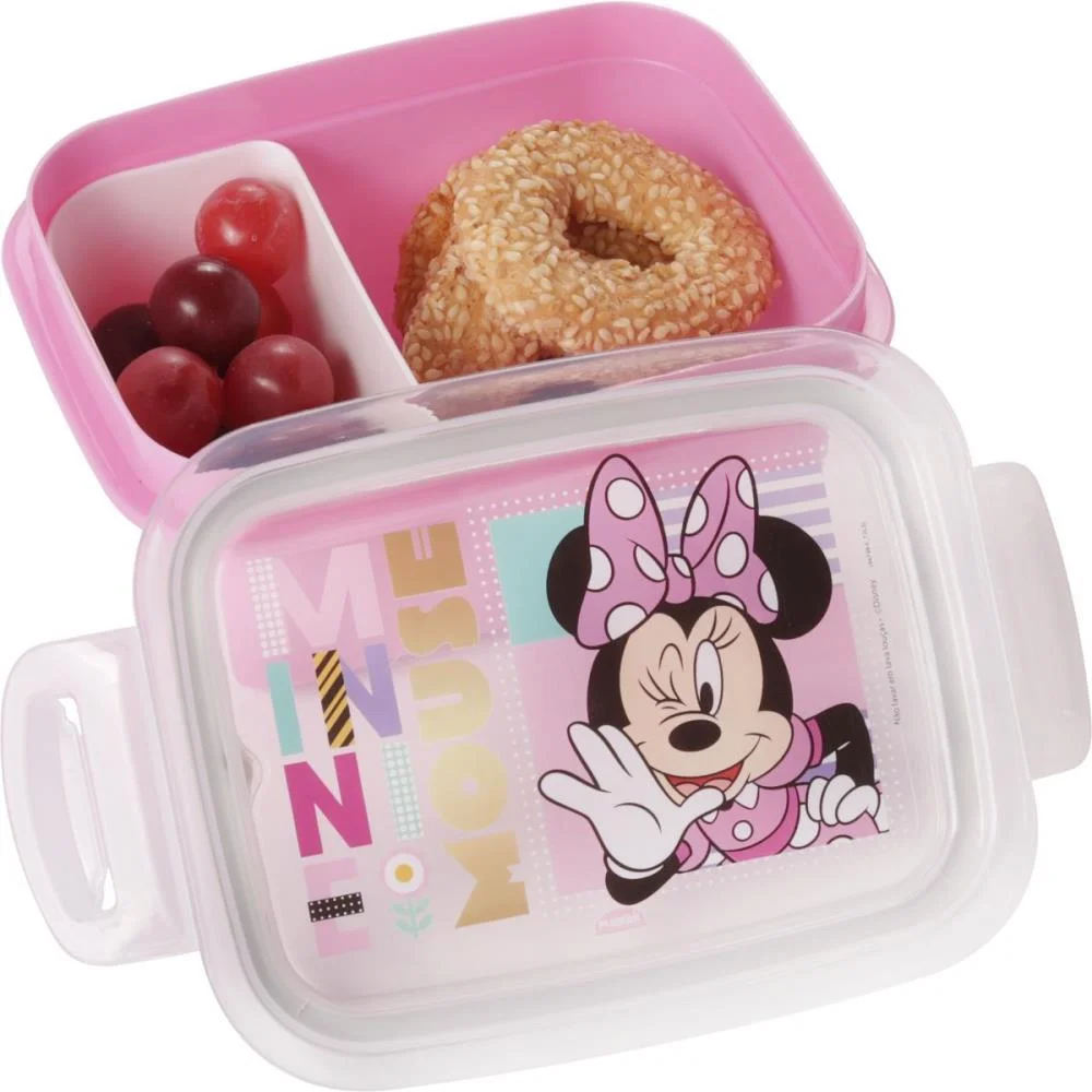 MARMITA MINNIE C/TRAVA 630ML PLASUTIL (UNIDADE) - imagem 3