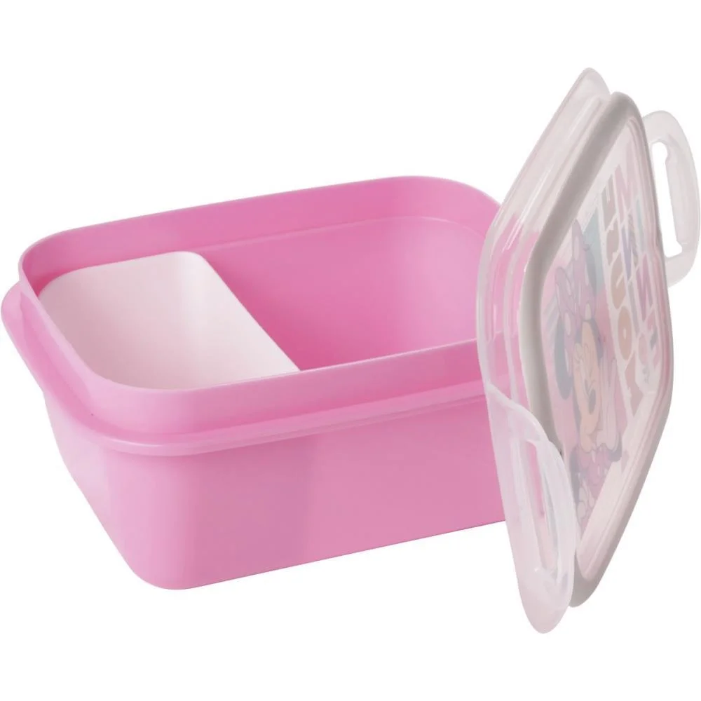 MARMITA MINNIE C/TRAVA 630ML PLASUTIL (UNIDADE) - imagem 5