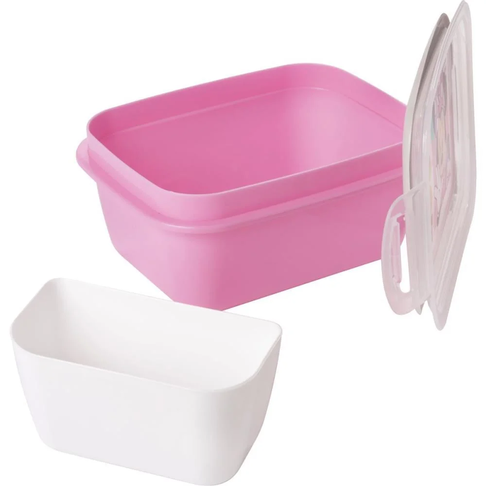 MARMITA MINNIE C/TRAVA 630ML PLASUTIL (UNIDADE) - imagem 6