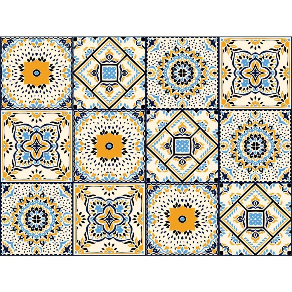 CONTACT DECORADO 45CMX10M AZULEJO SEVILHA CONTACT (ROLO) - imagem 5