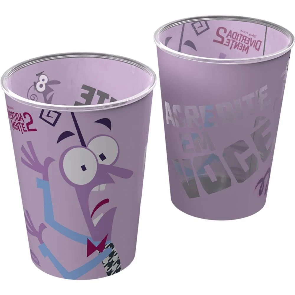 COPO DECORADO DIVERTIDAMENTE 320ML PLASUTIL (UNIDADE) - imagem 5