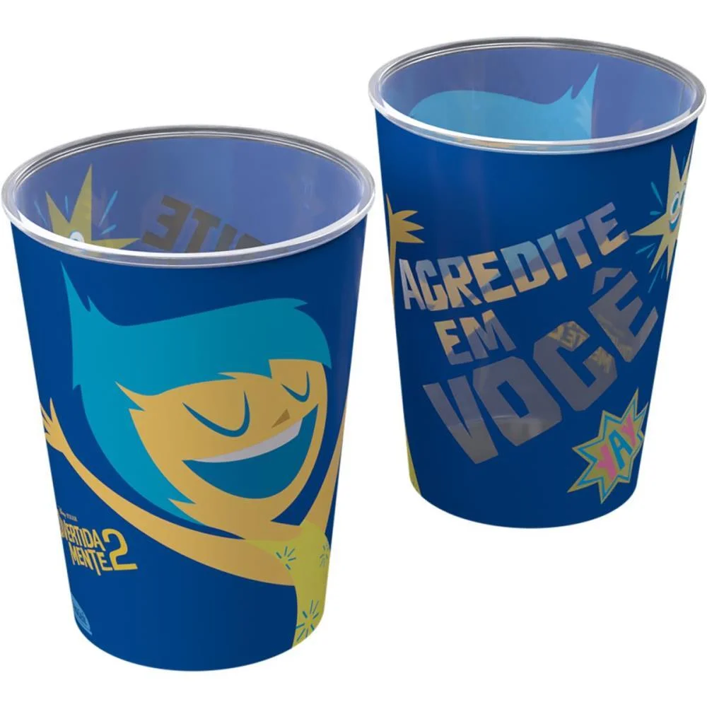 COPO DECORADO DIVERTIDAMENTE 320ML PLASUTIL (UNIDADE) - imagem 8