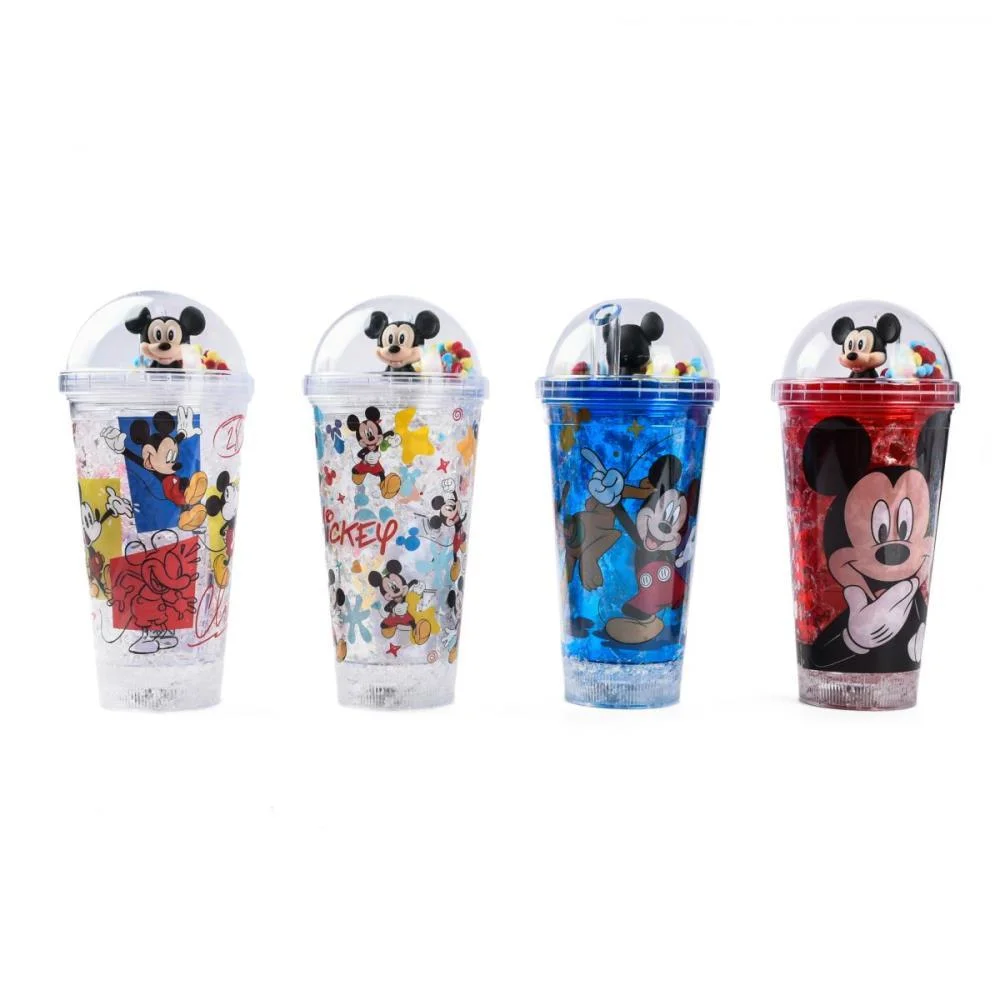 COPO DECORADO MICKEY C/LED/CANUDO 450ML (S) BBR (UNIDADE) - imagem 3