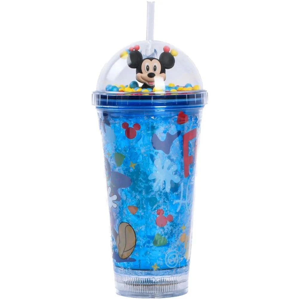 COPO DECORADO MICKEY C/LED/CANUDO 450ML (S) BBR (UNIDADE) - imagem 4