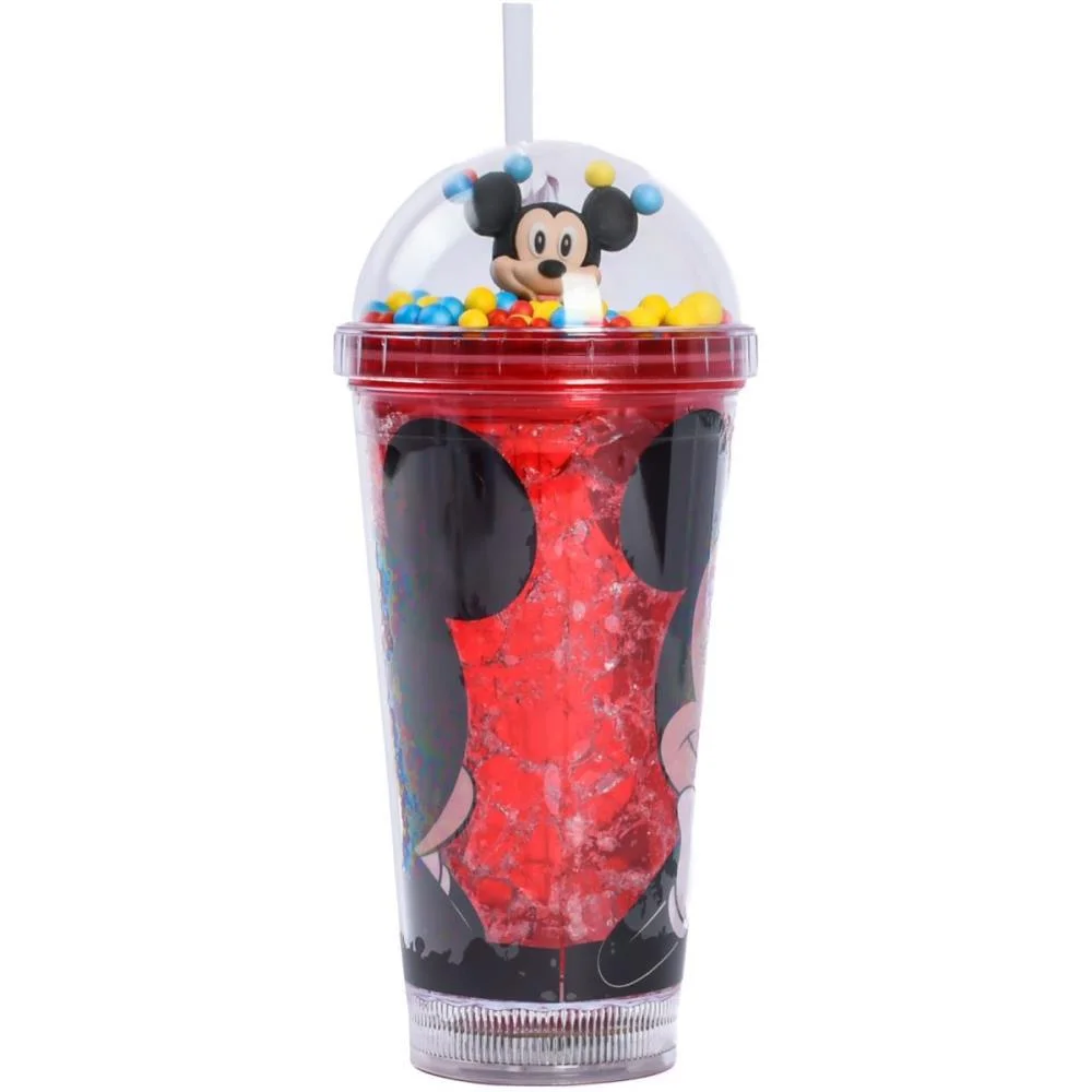 COPO DECORADO MICKEY C/LED/CANUDO 450ML (S) BBR (UNIDADE) - imagem 5