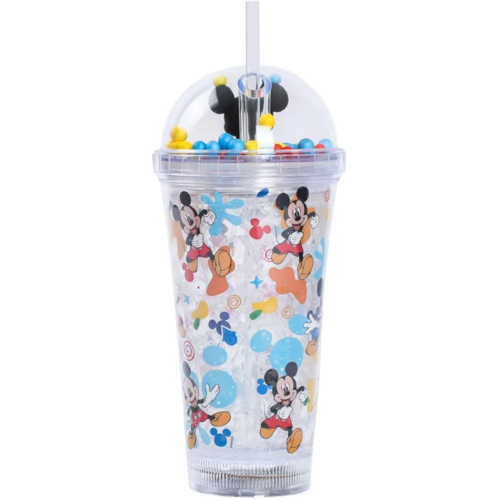 COPO DECORADO MICKEY C/LED/CANUDO 450ML (S) BBR (UNIDADE) - imagem 6