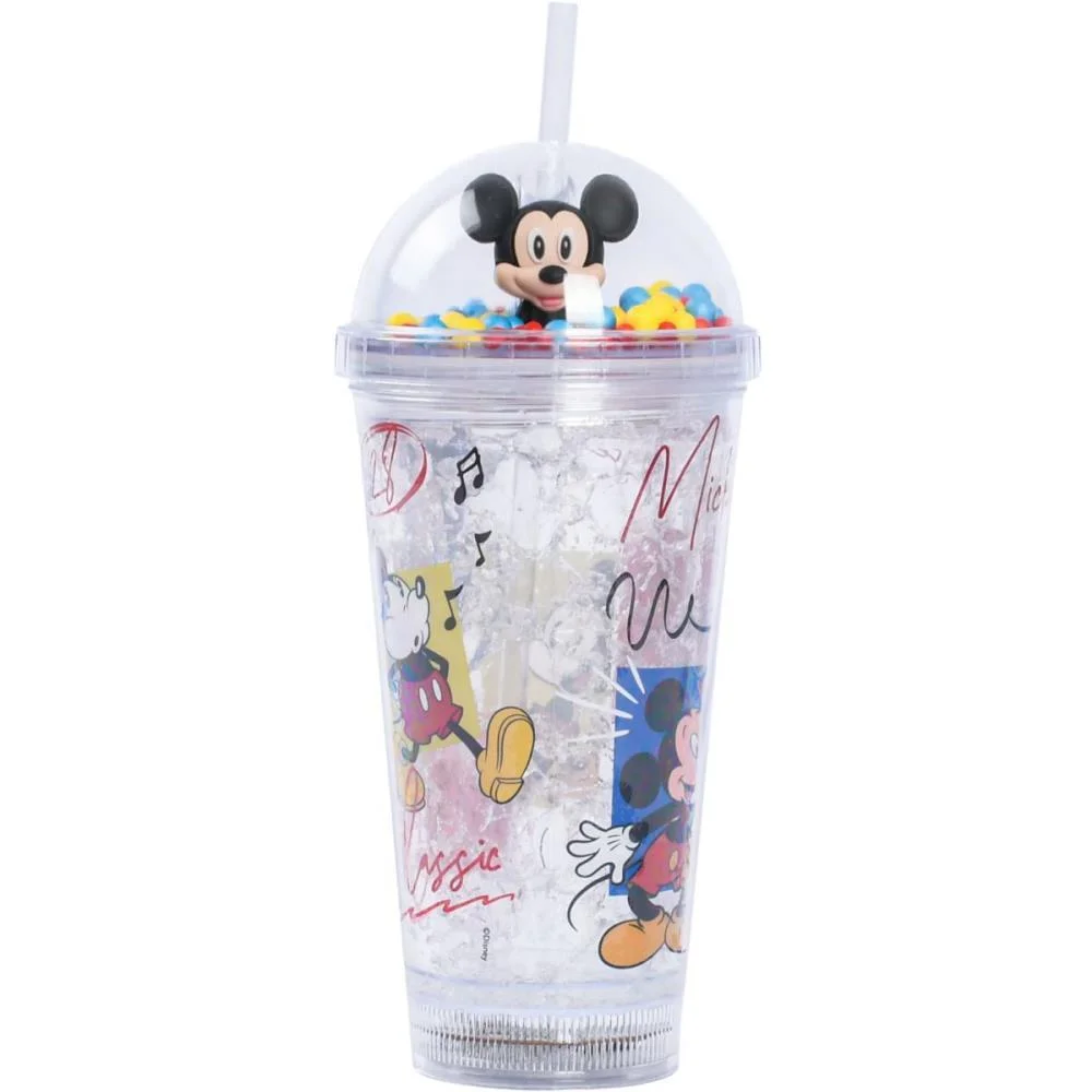 COPO DECORADO MICKEY C/LED/CANUDO 450ML (S) BBR (UNIDADE) - imagem 7
