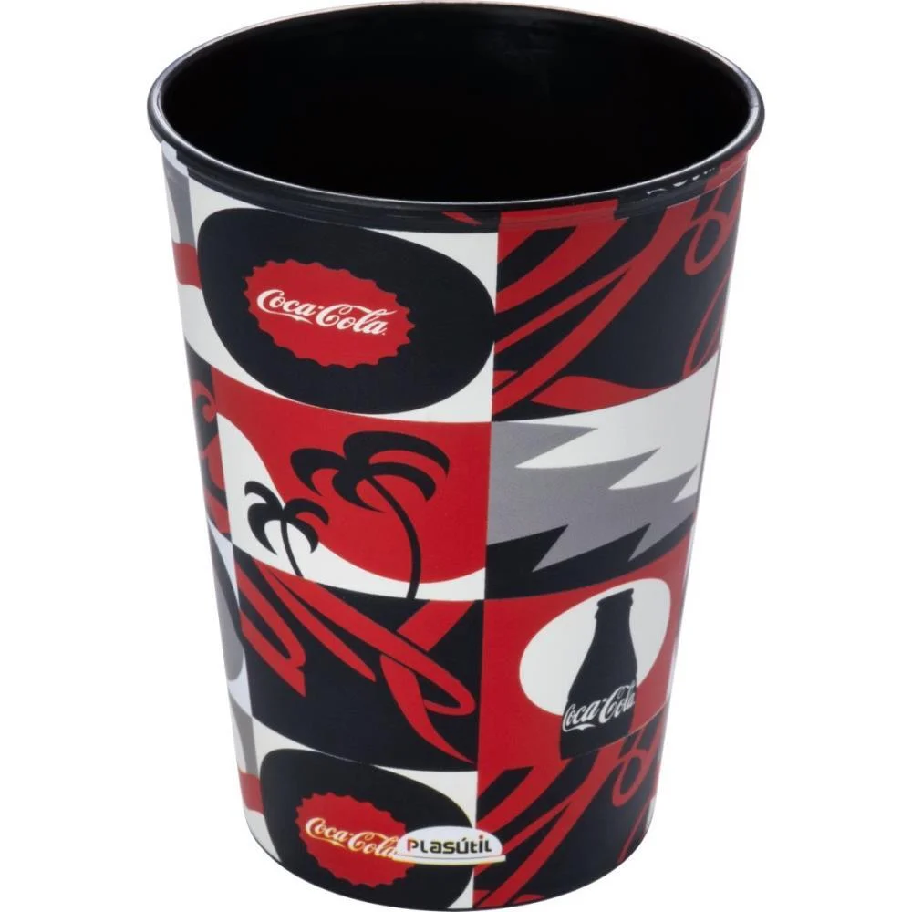 COPO DECORADO COCA-COLA 320ML PLASUTIL (UNIDADE) - imagem 6