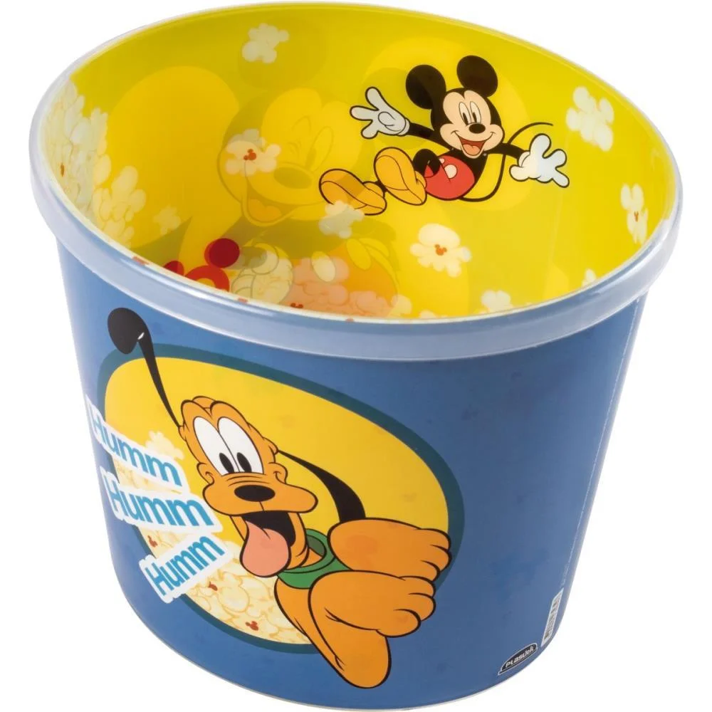BALDE PARA PIPOCA MICKEY SUPER DECORADO 2,1L PLASUTIL (UNIDADE) - imagem 5