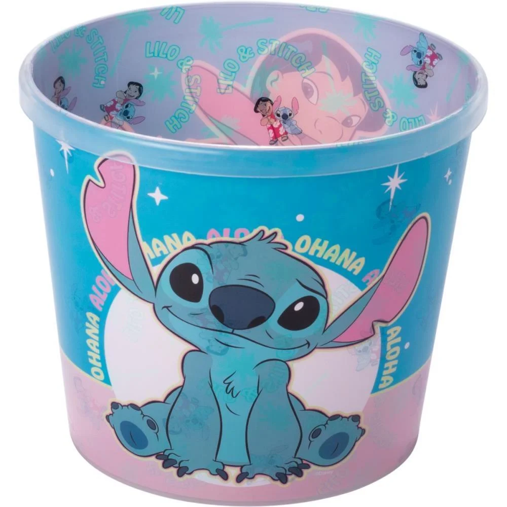 BALDE PARA PIPOCA LILO E STITCH SUPER DECOR.2,1L PLASUTIL (UNIDADE) - imagem 2