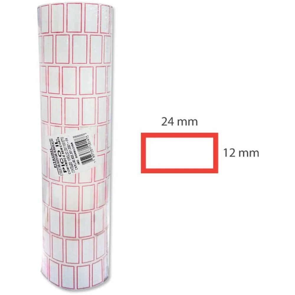 ETIQUETA PARA PREÇO PICO 1-L 24MM 1000 ETIQU/ROLO FITACREL COM 10 UNIDADES - imagem 3