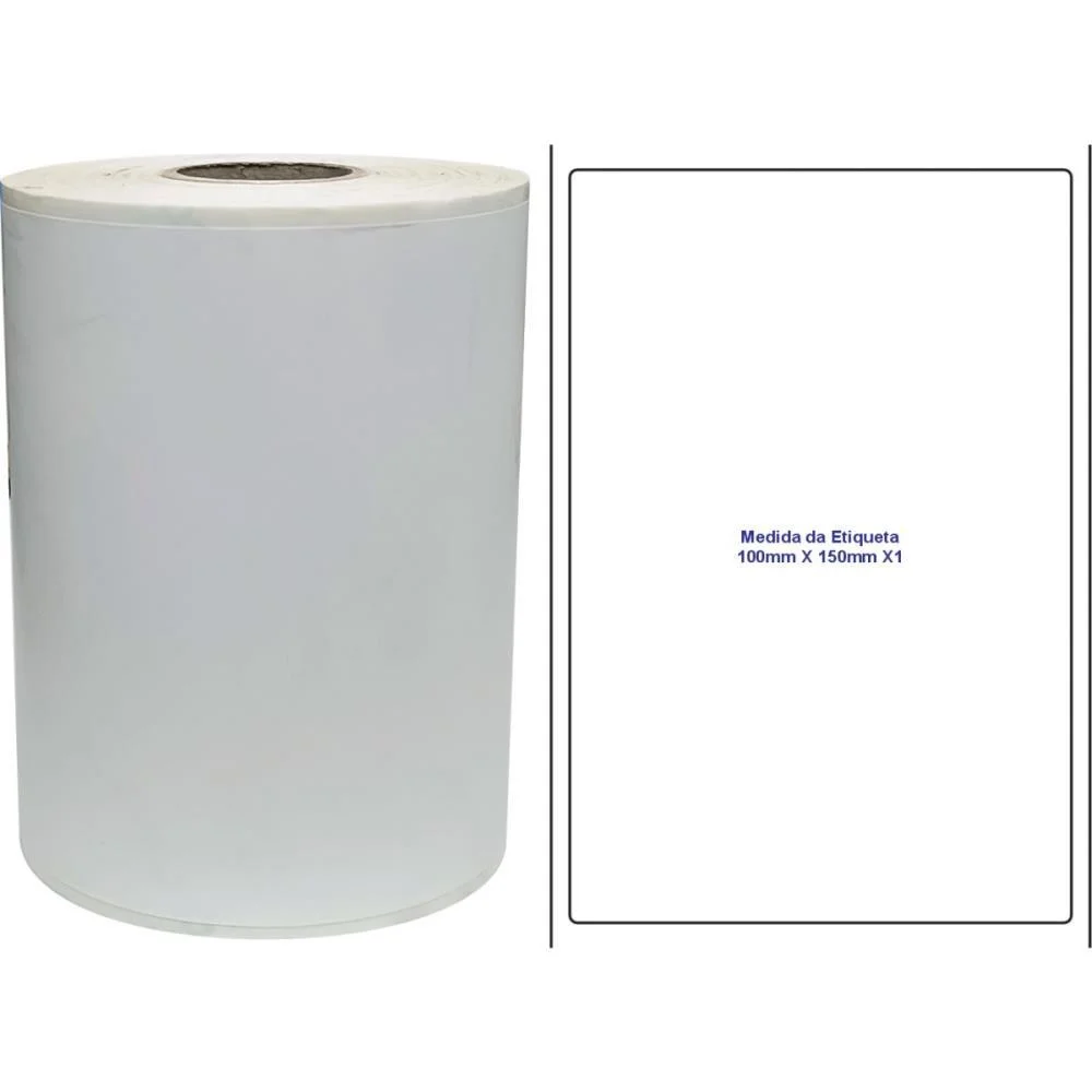 ETIQUETA ADESIVA TERMICA 100X150MMX30M C/196ETI FITACREL (ROLO) - imagem 2