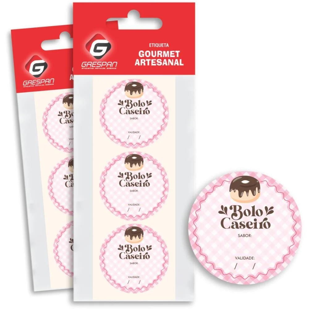 ETIQUETA ADESIVA BOLO CASEIRO GRESPAN (PCT.C/60) - imagem 3