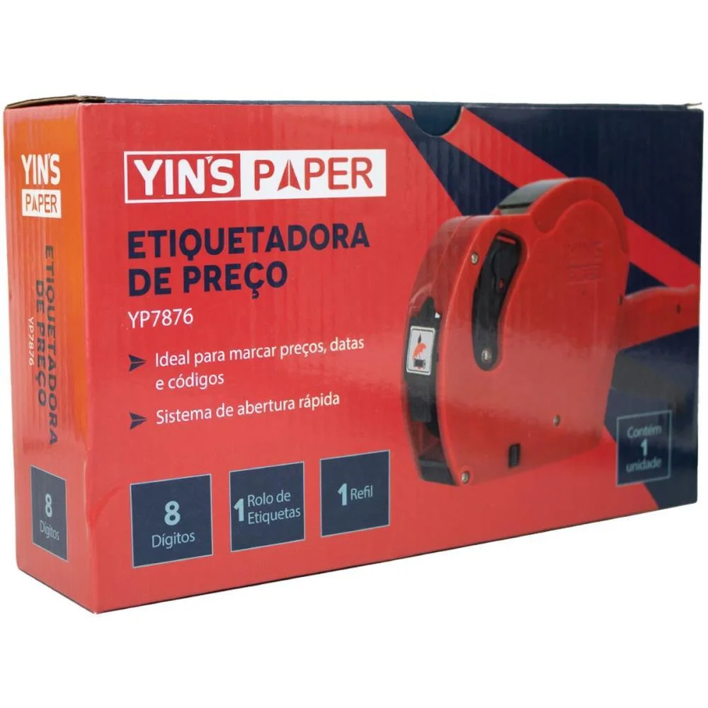 ETIQUETADORA PRECO MANUAL 8DIG. SORTIDA YINS (UNIDADE) - imagem 7